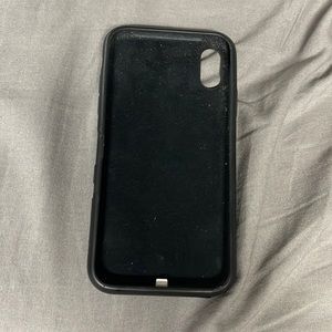 Black iPhone XR battery case